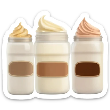 coffee creamer flavors sticker