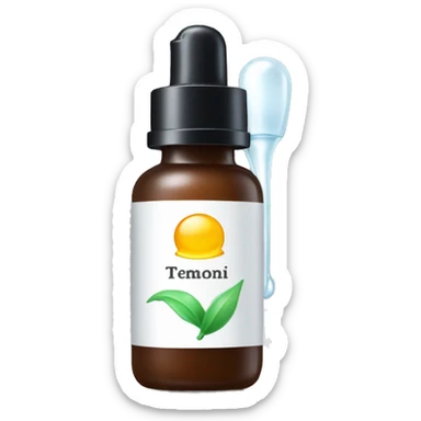 Ordinary serum with white bow sticker