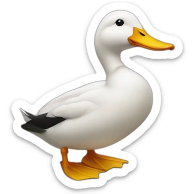 Duck sticker