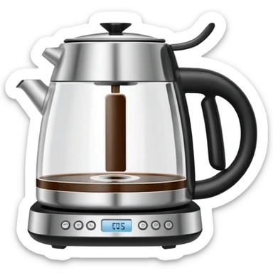 coffee pot machine  sticker