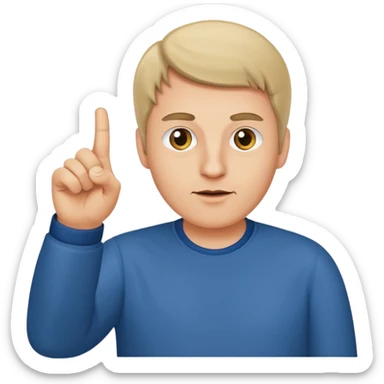 🙋‍♂️+🖕 sticker