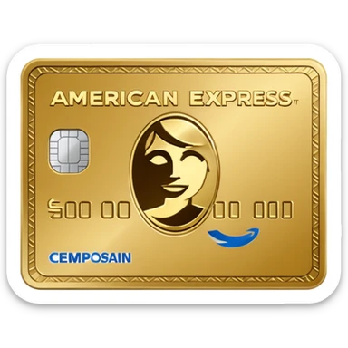 american express gold card sticker
