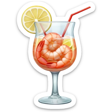 Cóctel de camaron sticker