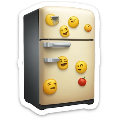 fridge, microsoft style, 3d sticker