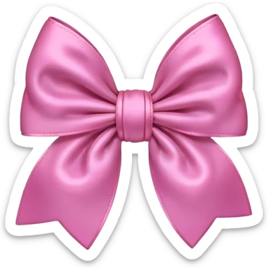 emoji Coquette 𐙚 It's a pink bow sticker