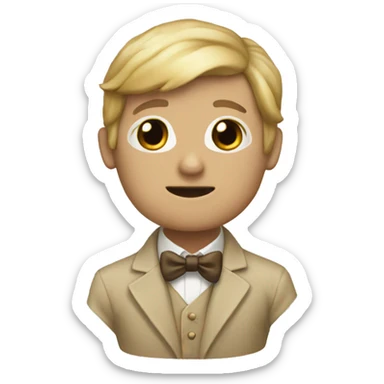 Noeud beige  sticker