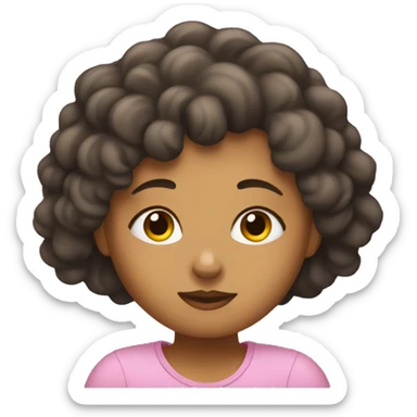 Girl that sleeps sticker