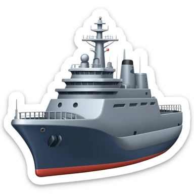 modern Navy ship sticker