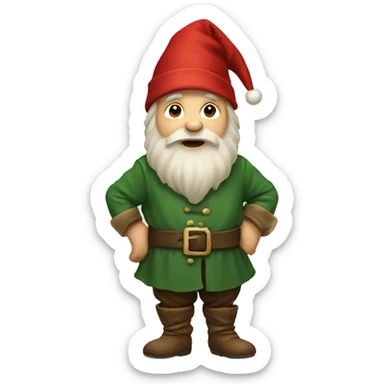 Christmas dwarf sticker