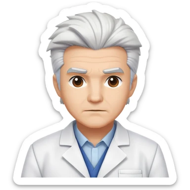 Professor Oak from Pokemon sticker