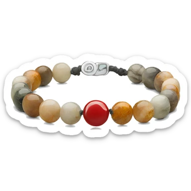 bracelet made of natural stone sticker