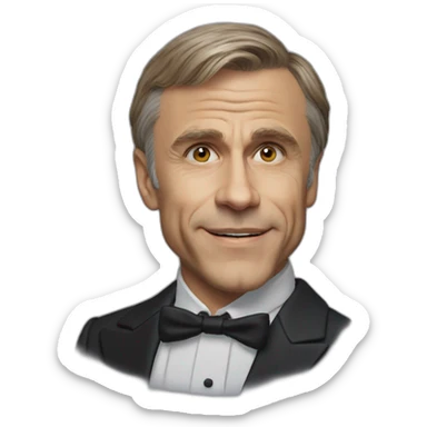 Christoph Waltz sticker