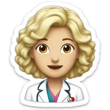 Camilla de hospital sticker