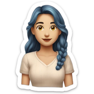 homme sur ine femme sticker