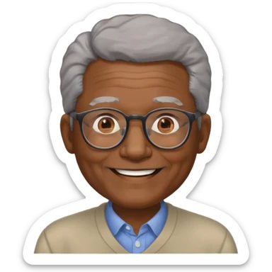older black man sticker