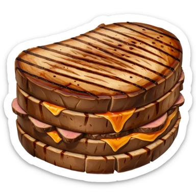 beef brisket with grill marks sticker