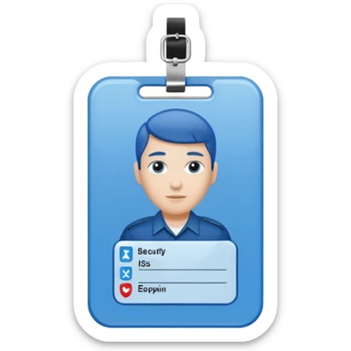 Security badge/card  sticker