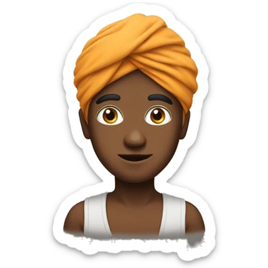 Turban boy  sticker