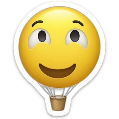 big yelow baloon sticker