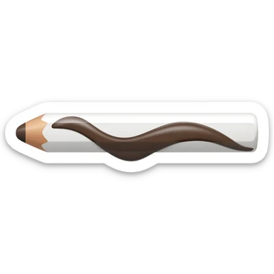 eyebrow pencil sticker