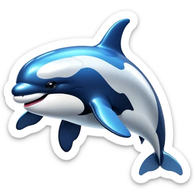 cybernetic orca sticker