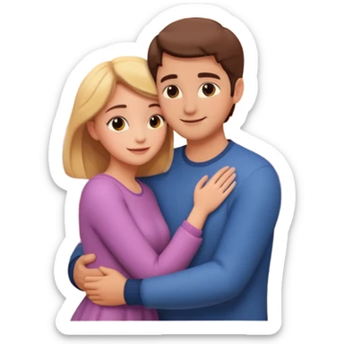 romantic movie scene sticker