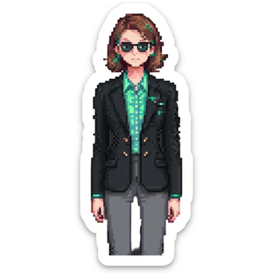 2025 preppy tech blazer with built-in climate control sticker