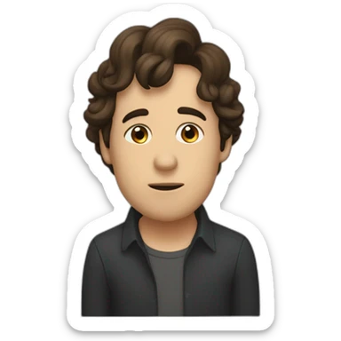 Bertín Osborne tirando un beso sticker