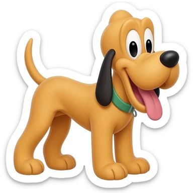 Pluto Dog Latino American sticker