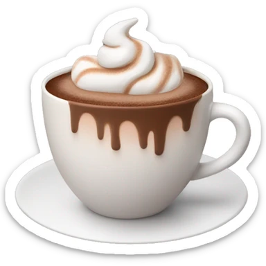 hot chocolate  sticker