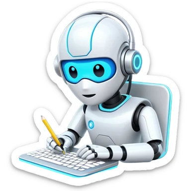 writing ai sticker
