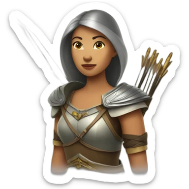 archer queen sticker