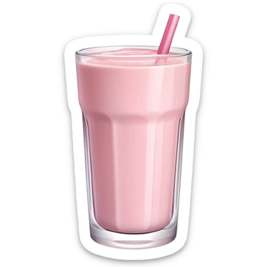 Light pink smoothie sticker