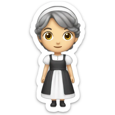 hand maid's tale outfit sticker