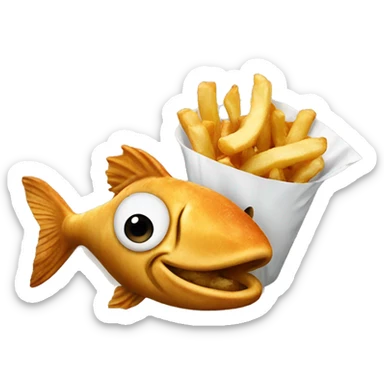 Fish and Chips sticker