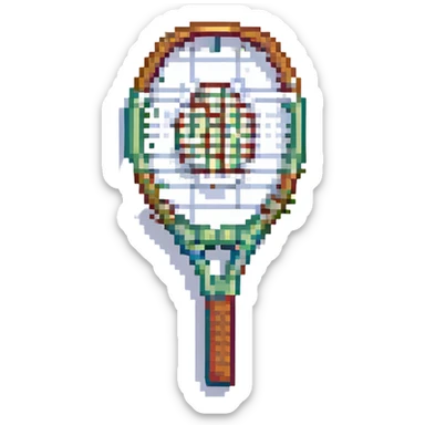 tennis racket sticker