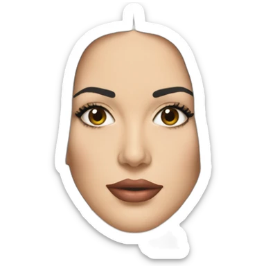 monica belucci hyperrealistic sticker