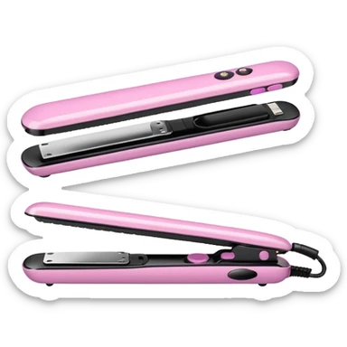 Cute Hair straightner, different design, varous color sticker