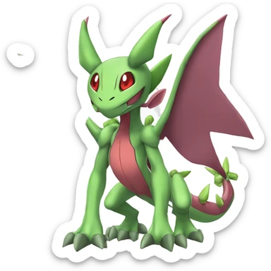  Cool Edgy Genesect-Scyther-Flygon-Fakemon full body sticker
