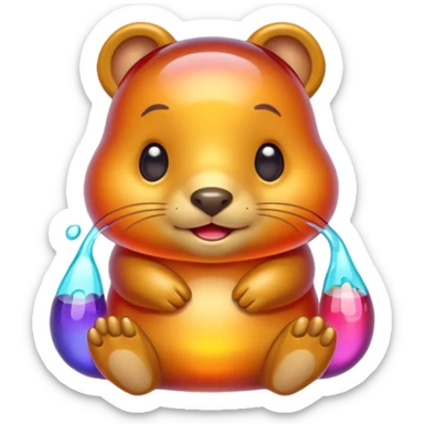 jelly gopher sticker
