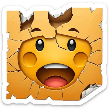 Add a crack to this -  📄 sticker