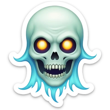 cosmic spectre, menacing, suffocating, ghoul sticker