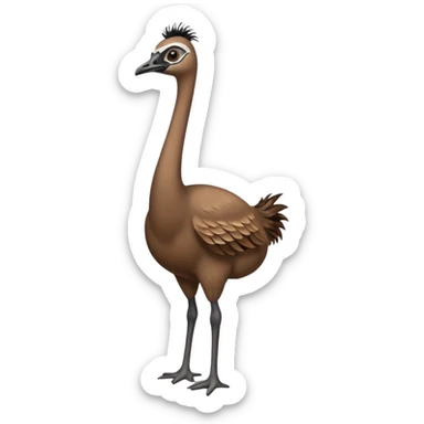Emu sticker