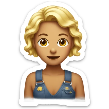 Emoji mimi sticker