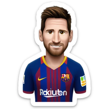 Messi pleure beaucoup sticker