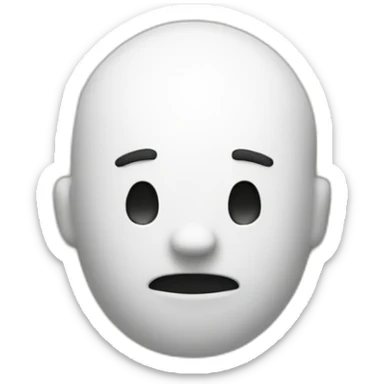 bumping head on wall sticker