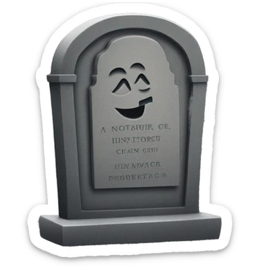 tombstone sticker