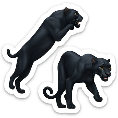 Black Jaguar sticker
