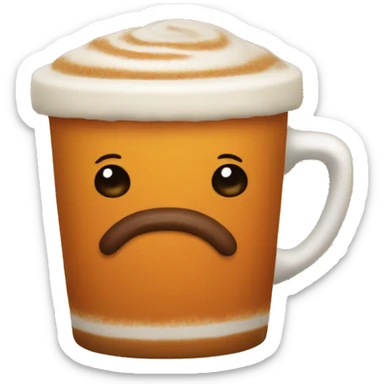 Pumpkin spice lattee sticker