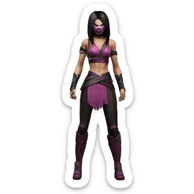 furious mileena Mortal Kombat X sticker